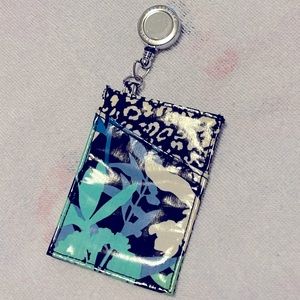 Vera Bradley badge/name tag holder